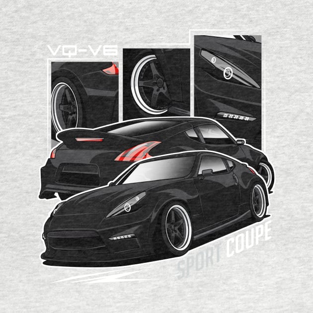 Full Black Nissan 350Z VQ-V6 Sport Coupe by Aiqkids Design